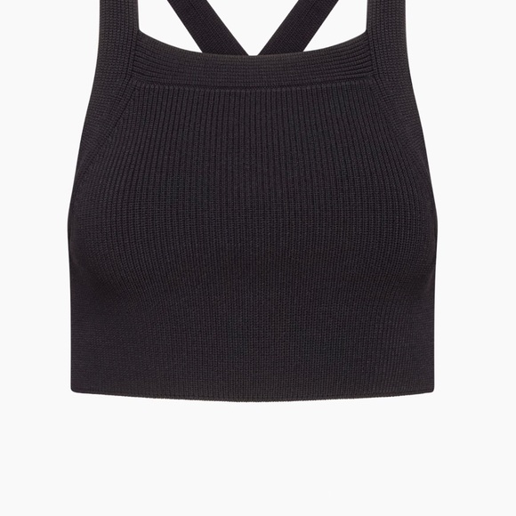 Wilfred Tops - Wilfred Black Cayenne Crop Top